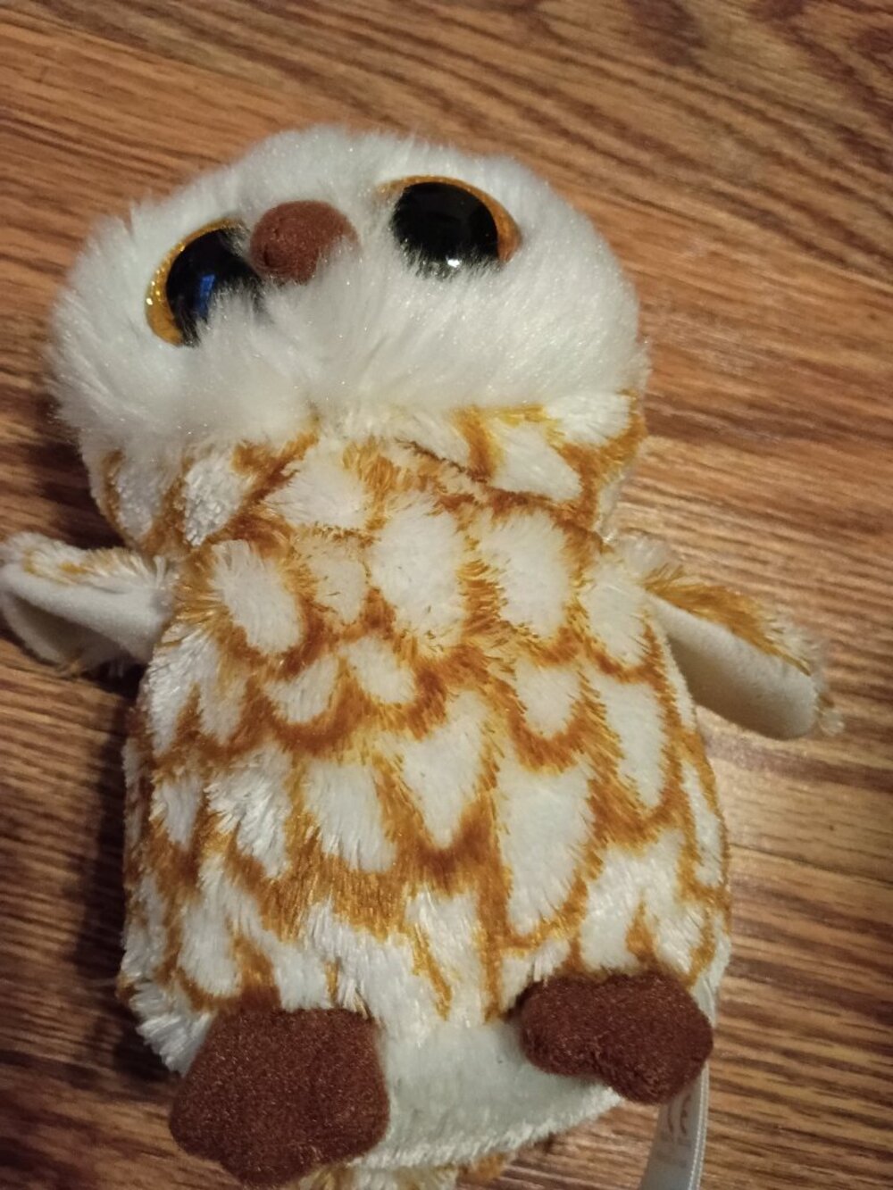Plush Ty Beanie Boo Swoops the Barn Owl stuffed toy